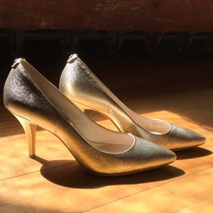 Michael Kors Gold Heels